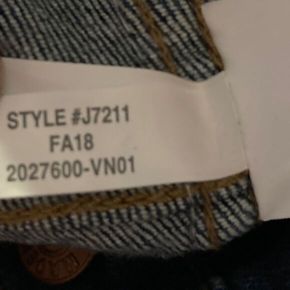 NWT Madewell Slim Straight High Rise Blue Jeans Size W23 - Picture 12 of 12